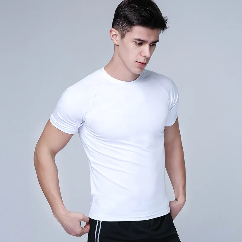 

MRMT 2023 Brand New Men's T Shirt Pure Color Leisure Head T-shirt for Male Short Sleeve Round Collar Tights Tops Tshirt