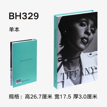 

Modern Simulation Fashion Book Home Decor Club Hotel Model Room Study Soft Fake Book Decoration For Women's Living Room