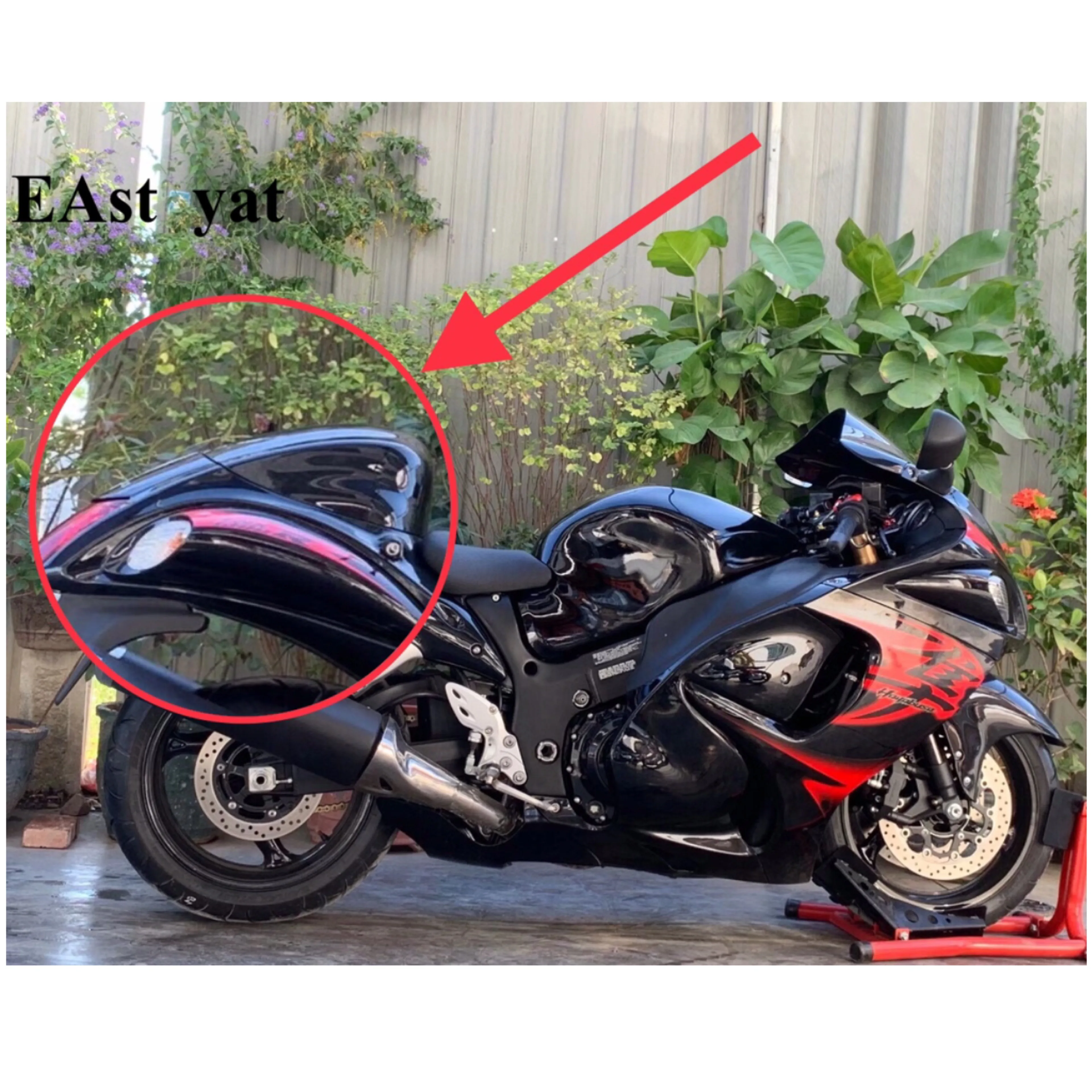 Обтекатель заднего пассажирского сиденья для Suzuki GSXR 1300 2008 2009 2010 2011 2012 2013 2014 2015 2016 |