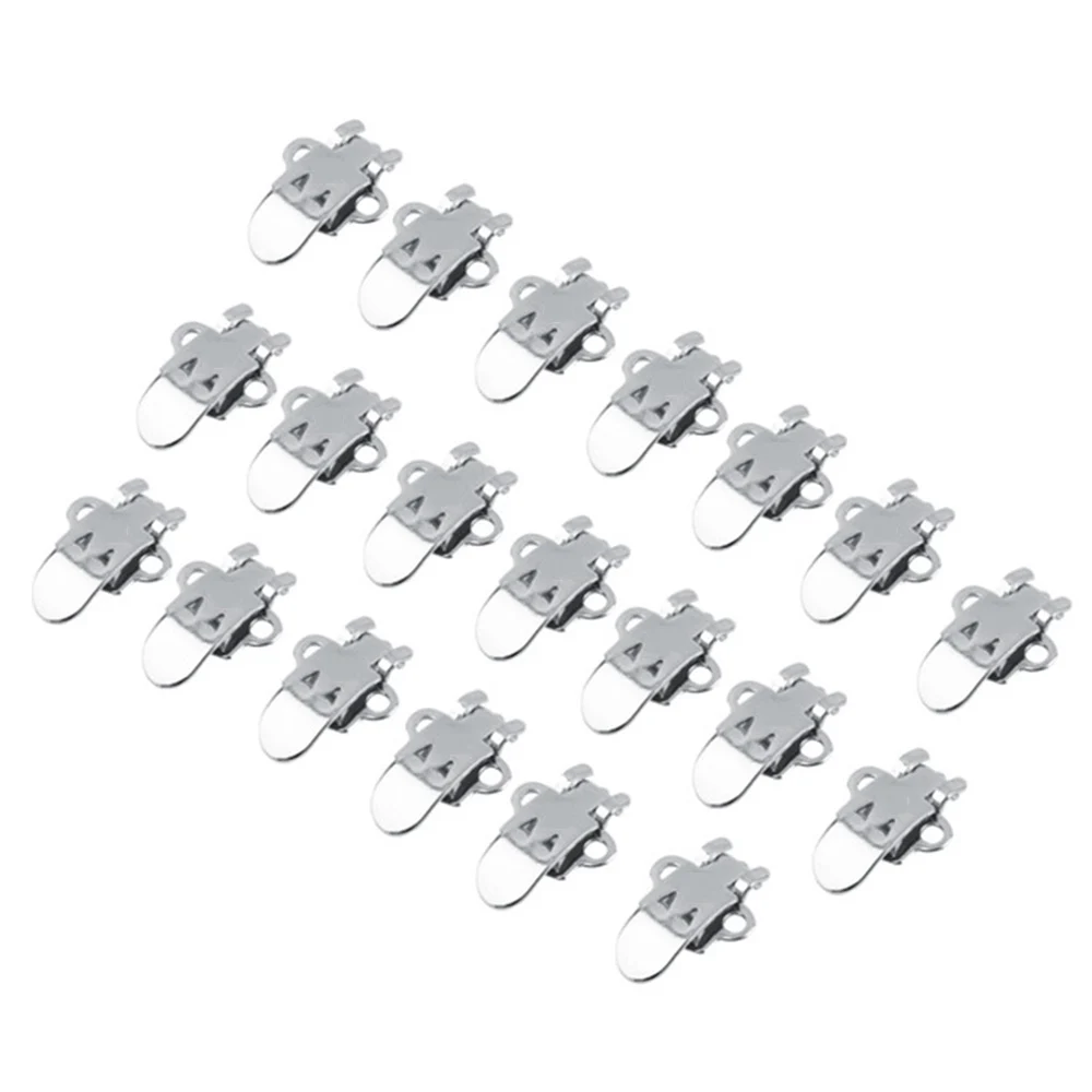 

10PCS/Set Silver Color Blank Stainless Steel Flower Shoes Clips On Findings DIY Craft Buckles For Shoes Accessories