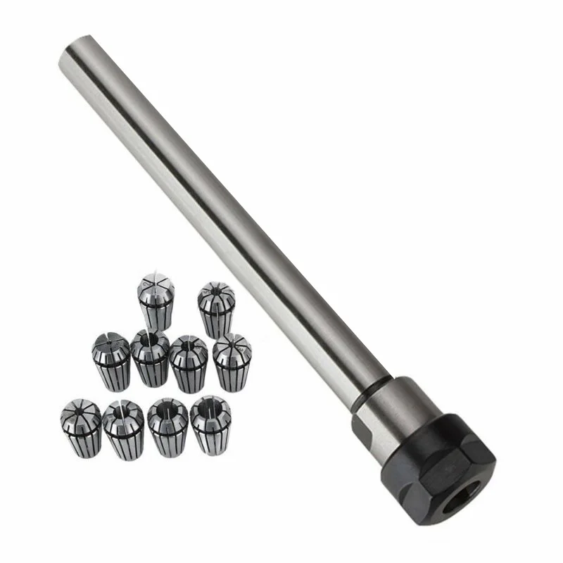 

Set Of 11pcs Milling Lathe C16-ER16A-150L Straight Shank Chuck Spring Collect