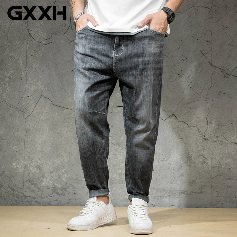 Summer Jeans Denim Pants Stretch Fashion Clothing Spring Male Quality Men Casual 46 Brand