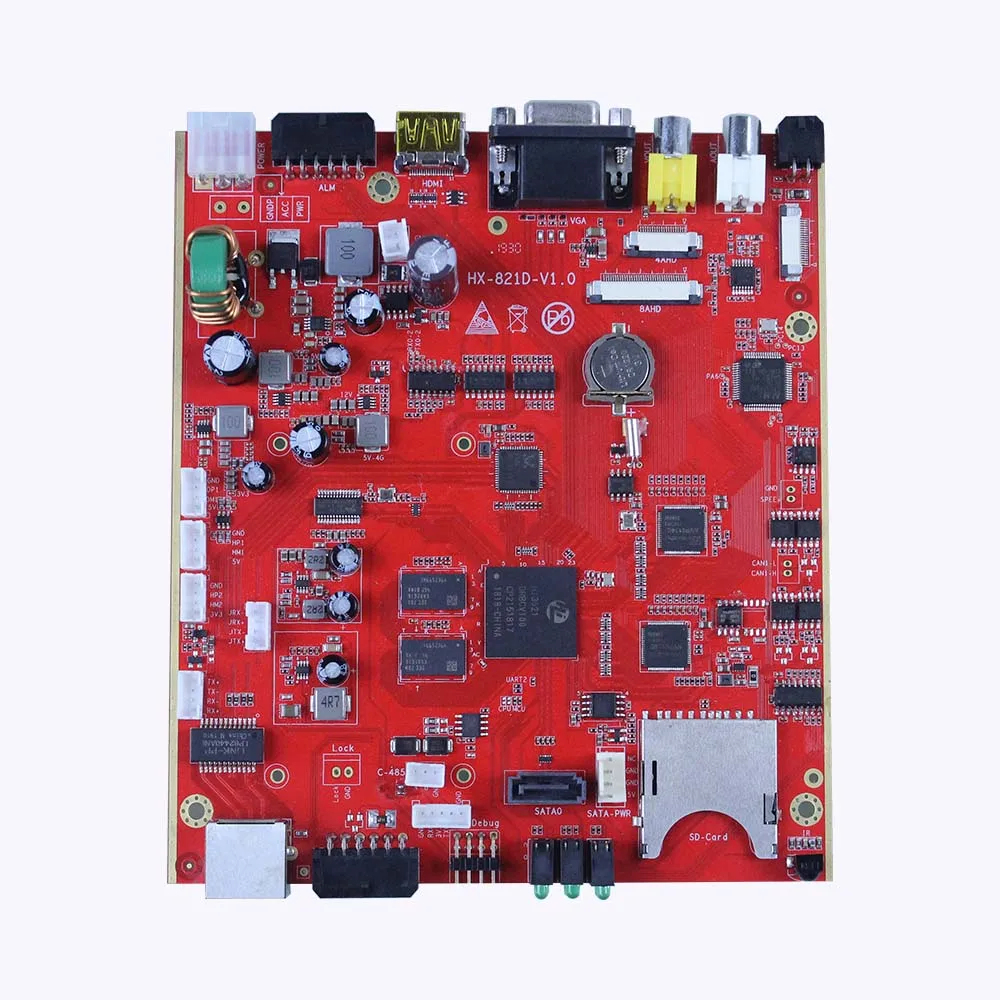 H.265 4ch 1080P mdvr Мобильный dvr макетная плата