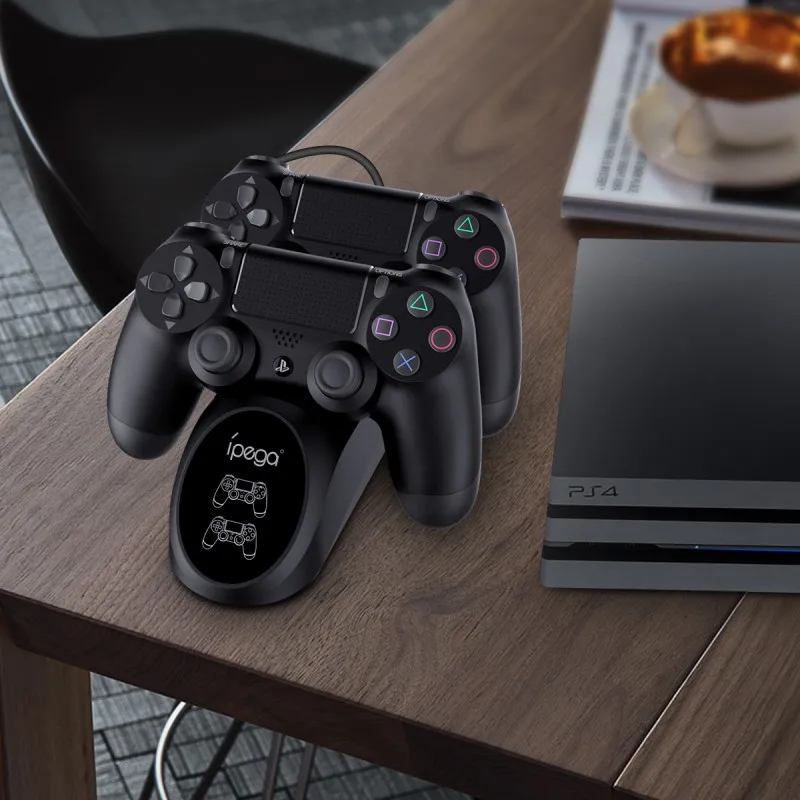 PG-9180 двойной USB быстрая зарядная док-станция для PS4/PS4 Slim/PS4 Pro