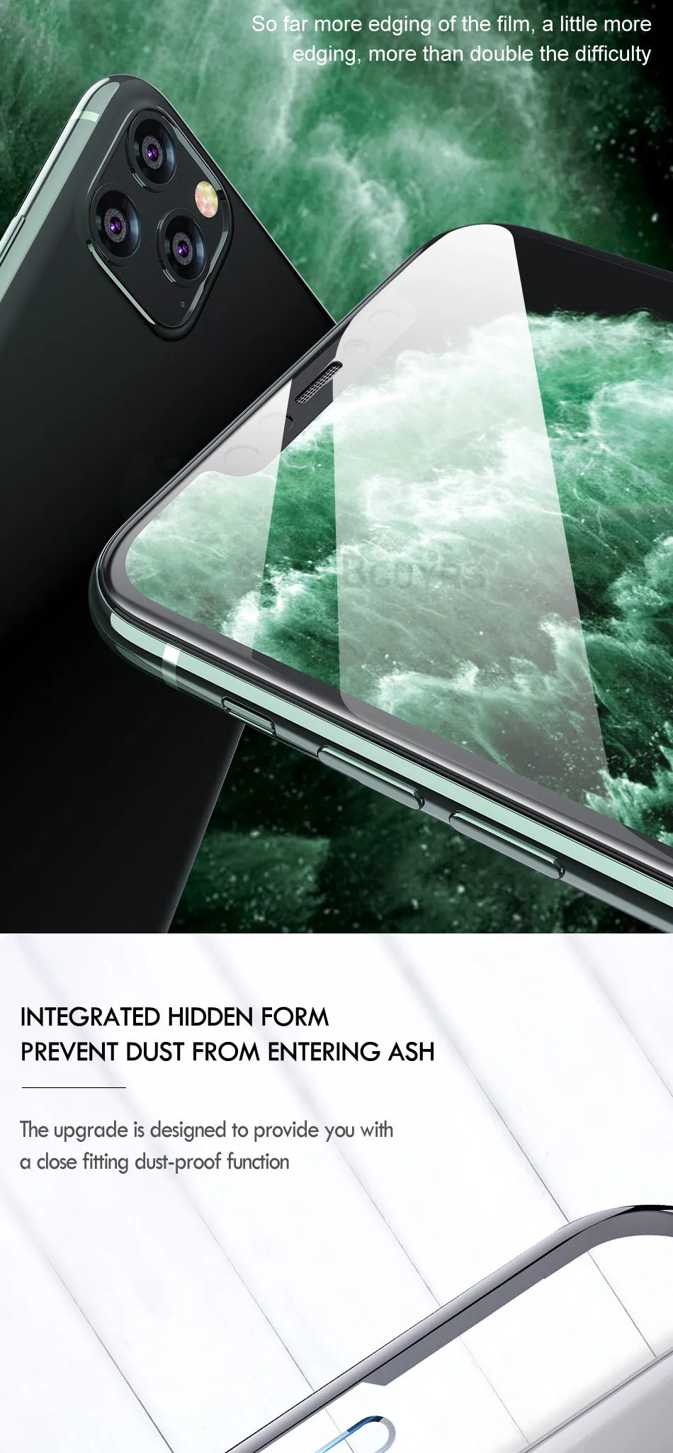 200D полное покрытие закаленное стекло для iphone 11 Pro X XR XS MAX защитное стекло iphone 11 Pro защита экрана на iphone 11 7 8