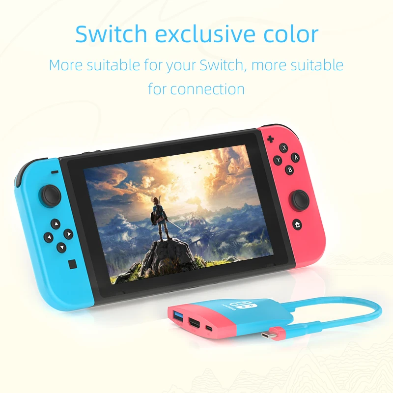 Dock para Nintendo Hdmi-compatível com Usb c para 4k pd para Macbook Habilis Switch Dock Docking Station Portátil Usb 3.0 Pro tv - Imagem 3