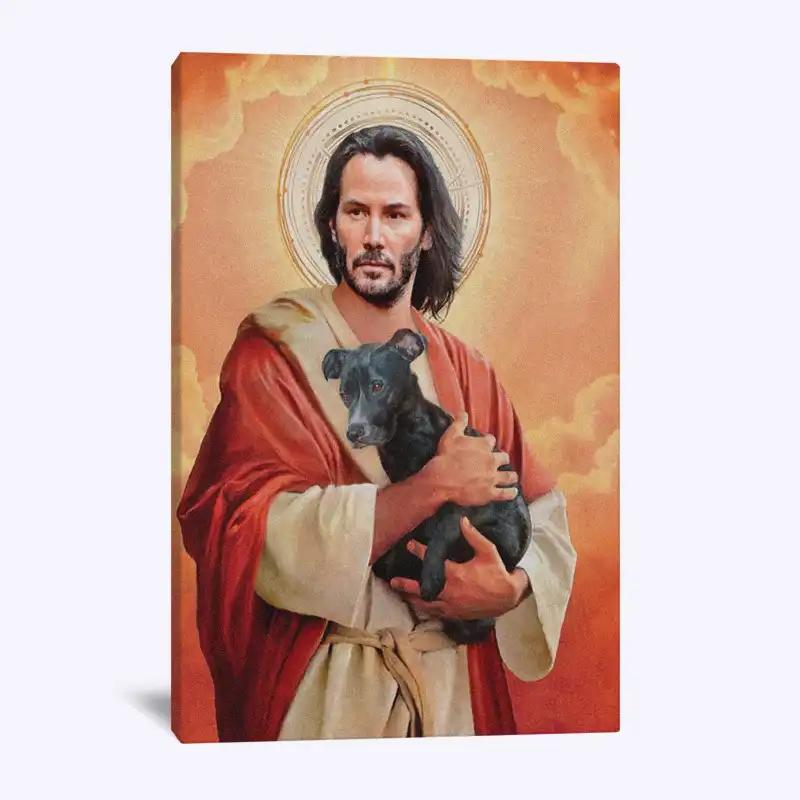 Keanu Reeves Meme Jesus Poster Painting Wall Art Canvas For Living Room Home Bedroom Study Room Art Decoration Prints Painting Calligraphy Aliexpress keanu reeves meme jesus poster painting wall art canvas for living room home bedroom study room art decoration prints