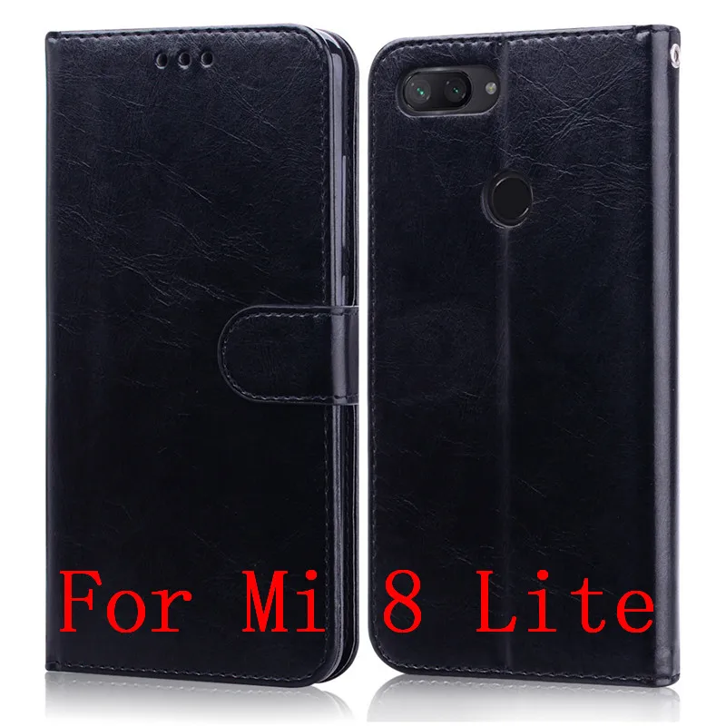 Для Xiaomi mi 8 чехол Флип кожаный бумажник чехол для телефона для Xiaomi mi 8 Xiaomi mi 8 Lite Чехол кошелек для mi 8 Lite телефон Fundas