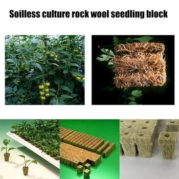 

Mini Compress Base Practical Rockwool Cubes Multifunction Media Blocks Garden Hydroponic Grow Soilless Cultivation YU-Ho