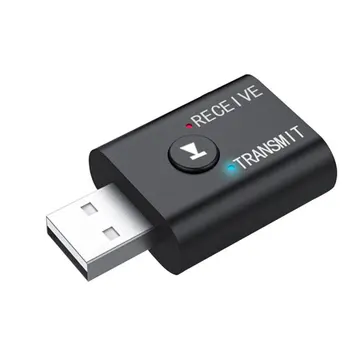 

1 pcs 5.0 USB wireless music transmitter receiver three in one TV computer wireless adapter audio headset