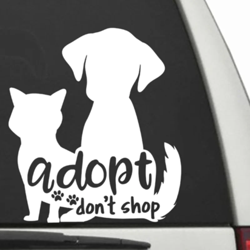 15 13 3cm Don T Shop Pet Animal Window Decal Car Bumper Sticker Cute And Interesting Fashion Sticker Decals Car Stickers Aliexpress