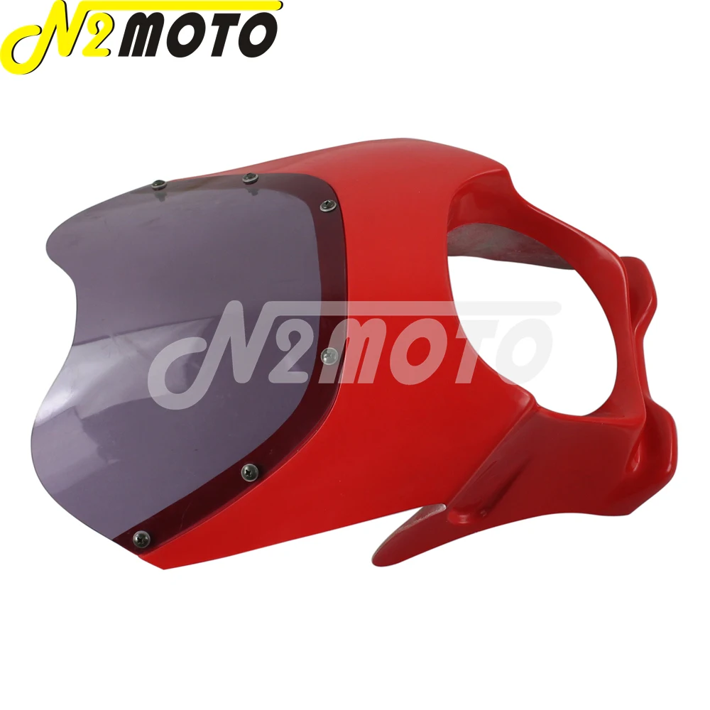 Красный мотоцикл 6 &quotфара обтекатель фары капот лобовое стекло для Suzuki EN125 GSX125