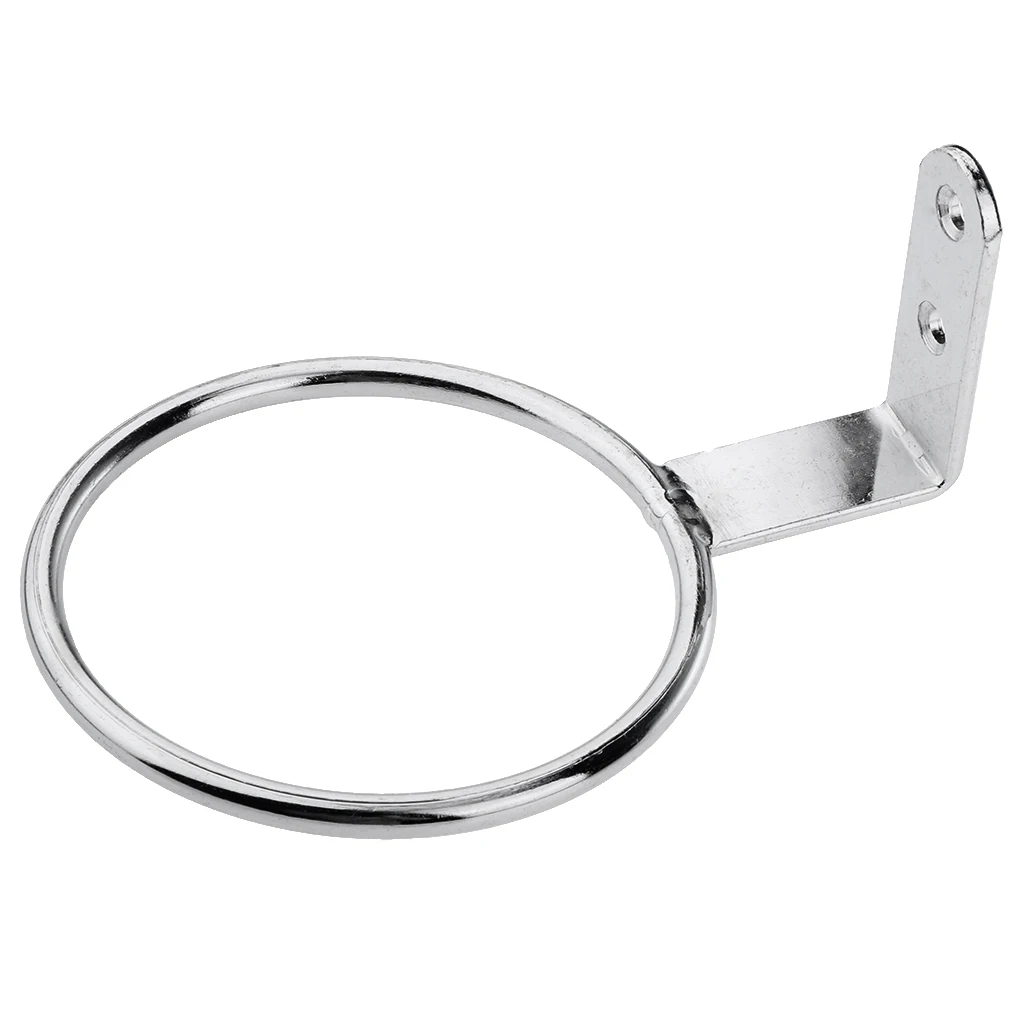 Hair Dryer Holder Wall Mounted Stand Rack Storage Organizer Chrome Finished Stainless Steel for Bathroom Hairdresser