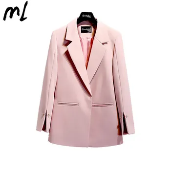 

High Quality Women's Blazer Plus Size Business Suits Spring Autumn Casual Office Jacket Temperament Fashion Long-sleeve Blazer
