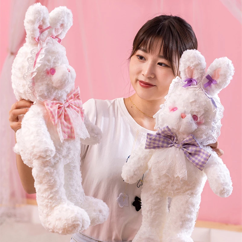 ITFABS Kids Lucky Rabbit Plush Toys Cute Animal Soft Stuffed Dolls
