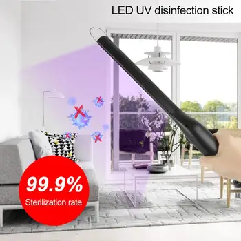 

1PC Rechargeable Ultraviolet Sterilizer Light Tube Disinfection Bactericidal Lamp Portable Ultraviolet Stick UV Mask Germicidal