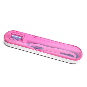 

Toothbrush Sterilizer Detoxification Portable Case Light UV Antibacteria Case Box Sterilizer Storage Toothbrush For Travel I1E4