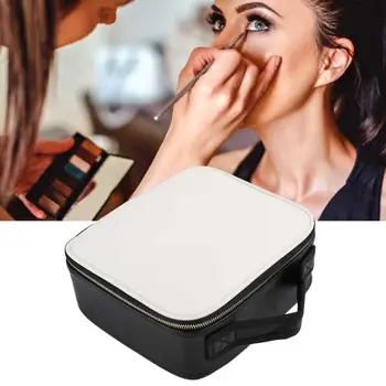 

Portable Cosmetic Tool Storage Case Makeup Brush Lip Stick Eyeshadow Organizer Bag 26 x 23 x 9cm (S)