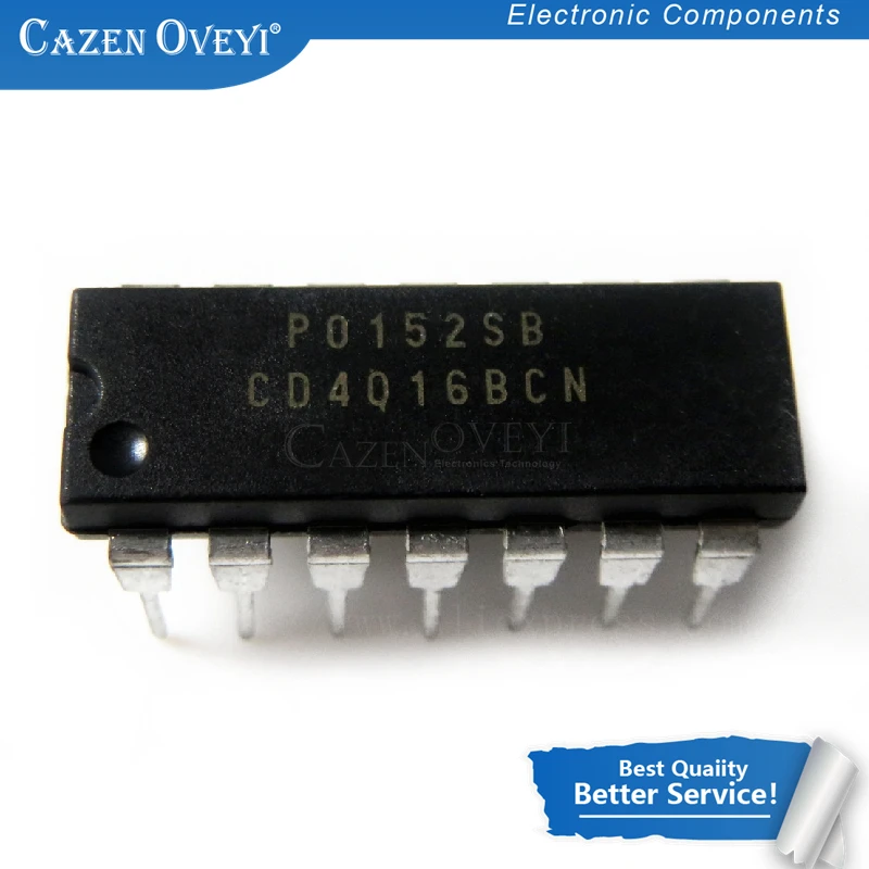 10 шт./лот CD4016BE DIP-14 CD4016 DIP14 4016BE DIP в наличии | Электронные компоненты и