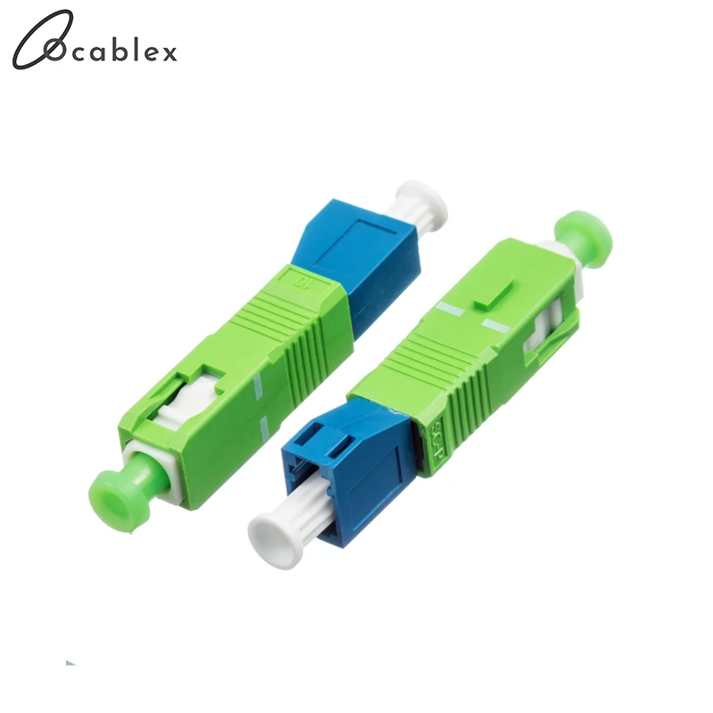 0,3 m Cavo adattatore in fibra ottica SNS da LC adattatore duplex ibrido a SC maschio modalit/à singola OS2 9//125 femmina
