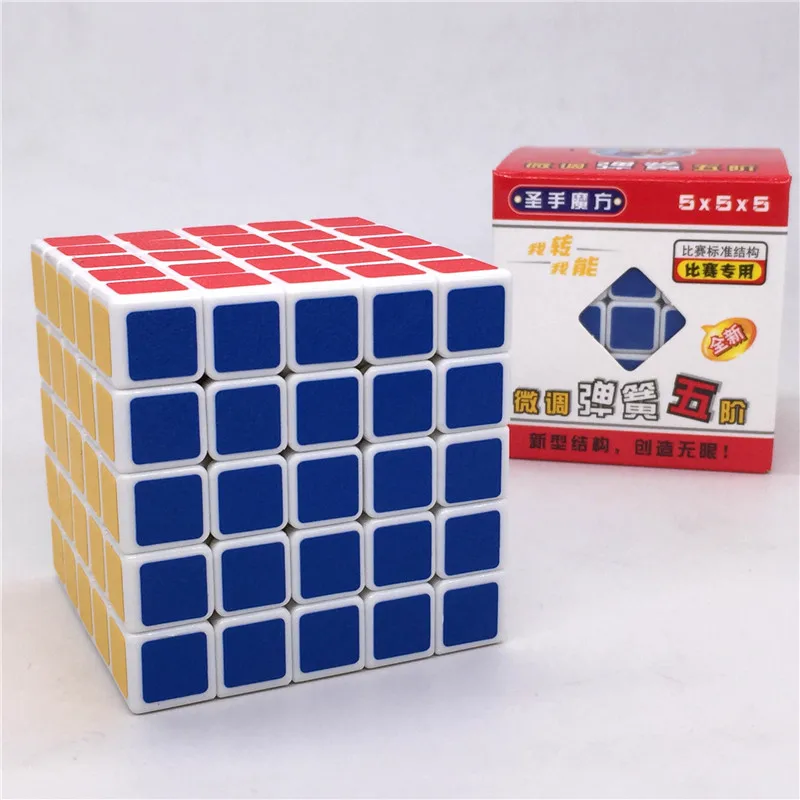 ShengShou 7089A 5x5x5 магический куб скоростной стикер профессиональные 5-слойные магические Кубики-пазлы Развивающие игрушки для детей SS502