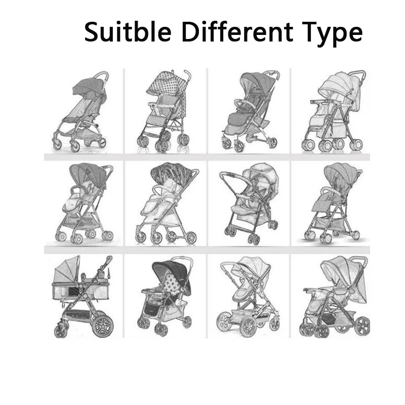 Baby Stroller Universal Waterproof Rain Cover Wind Dust Shield Baby Strollers Umbrella Rain Warm Cover For Baby Carriage