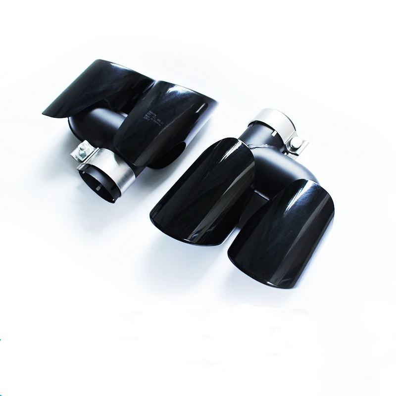 09-13 paramela For 17-18 Porsche paramela GTS Exhaust head Four row blowhole tail throat stainless steel exhaust pipe tail throat - Color: 09-13 paramela