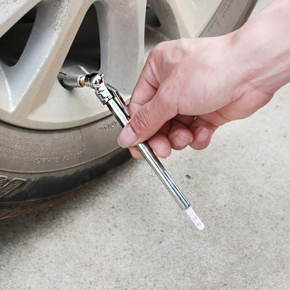 

Portable Mini Durable Car Styling 5-50 PSI Pressure Gauge Pen Shape Emergency Use Tire/Tyre Air Pressure Test Meter