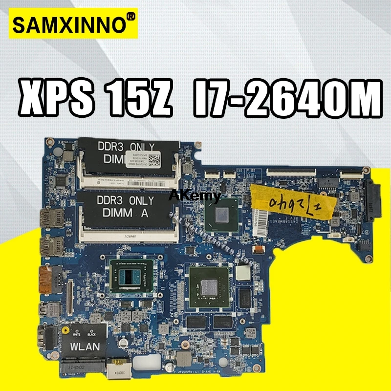 CN-01XFF3 01XFF3 1XFF3 для DELL XPS 15Z L511Z материнская плата для ноутбука DASS8BMBAE1 с I7-2640M процессором и N12P-GE-A1 GPU на HM67