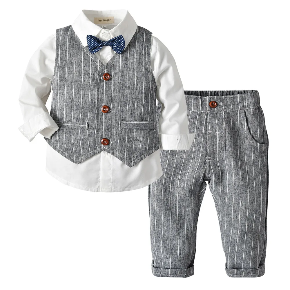

Baby Costume Boy Gentleman Costume New Year For Kids Girls Clothes Children Clothing Set Autumn