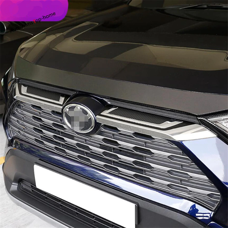 Yimaautotrims Передняя Центральная решетка радиатора гриль Панель Накладка для TOYOTA RAV4