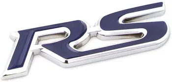 

2Pc 3D RS Emblem Front Grill Badge Decal Sticker Logo For Camaro Chevy series