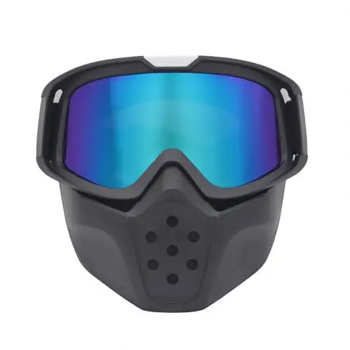 Multicolor Винтажный Универсальный мотоциклетный Многофункциональный против царапин шлем маска для глаз Мотокросс Ветрозащитный Анти-противотуманные очки высокого качества - Цвет: Multicolor