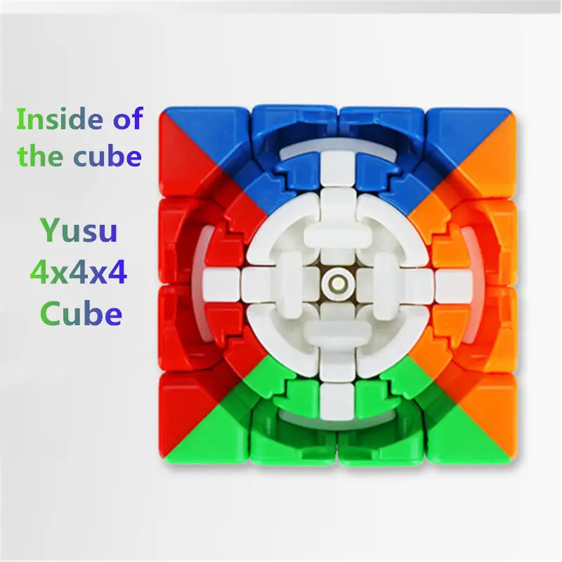YJ Yusu M 4x4x4 Магнитный Волшебный куб головоломка Yongjun Yusu V2 M Профессиональные магниты скоростные кубики головоломка Cubo magico 4x4 игрушки подарок