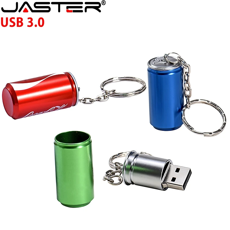 JASTER USB 3,0 модный металлический 3-цветный cola tank USB флеш-накопитель 4 Гб 128 ГБ 16 ГБ 32 ГБ 64 Гб USB внешний накопитель