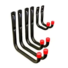 6 шт. многофункциональные металлические сверхмощные крючки для хранения гаража настенные вешалки и органайзер для инструменты "Лесенка" стул