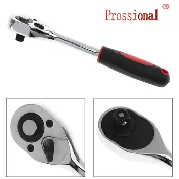 

Ratchet Wrench High Torque A Type Wrench For Socket 24 Teeth Cr-v Quick Release Square Head Spanner Hand Repair Tools