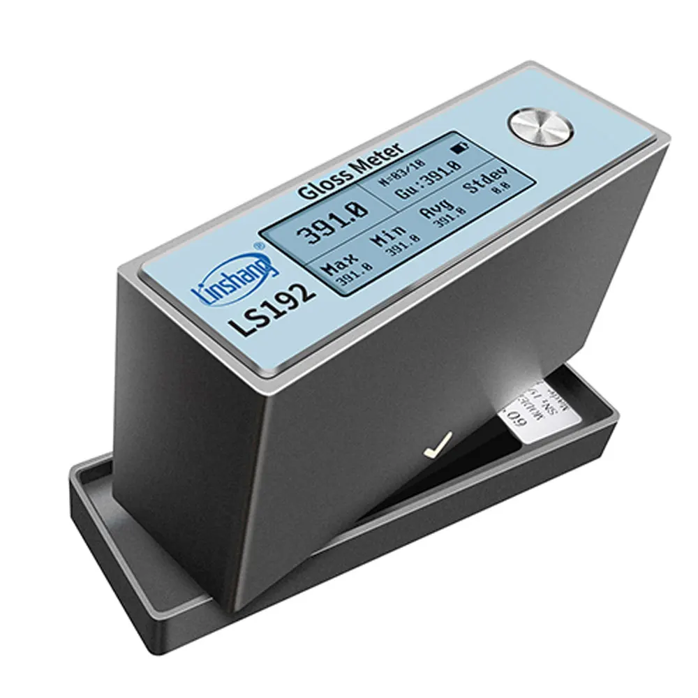 LS192 Glossmeter блеск тестер краски блеск метр для пластика Металл Керамика деревянная поверхность с углом 60 градусов 0-1000GU
