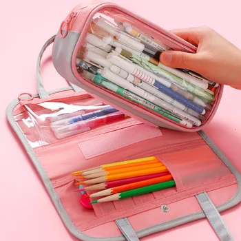 

Pencil Case Multifunction Large Capacity Pencil Bag Pen Holder School Student Pencils Pouch Stationery Gift For Boy Girl