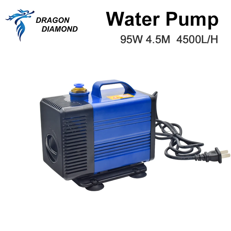 Универсальный погружной водяной насос 95W 4 5 м 4500L/ч IPX8 220V для CO2 лазерный станок