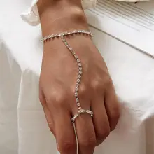 Европейский и американский модный ювелирный браслет, одна цепочка, простой элегантный атмосферный браслет, женский стиль ins