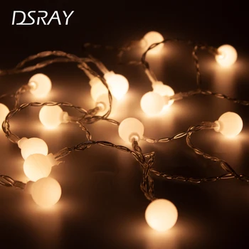 

Christmas Led Fairy Light Battery Operated AA Powered Led String Lights Ball Outdoor Waterproof Holiday Lighting for Garden Xmas