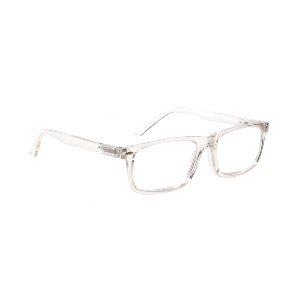 Fashion Transparent Plastic Frame Reading Glasses Plastic Round Reader Reader Frame Lenses Optical Attribute