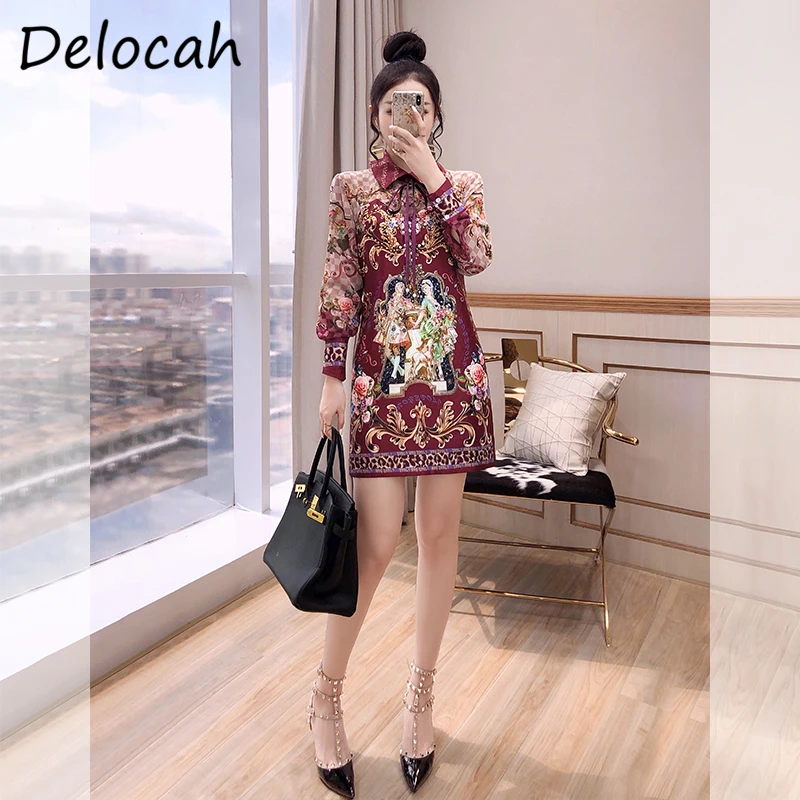 Delocah Women Autumn Fashion Designer Party