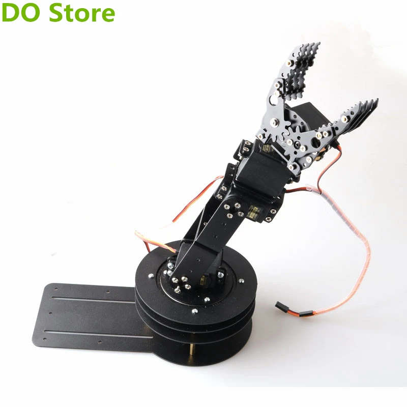 DO Store Wi-Fi/Bluetooth/ручка управления 5DOF металлическая RC рука робота с захватом на 360 градусов вращающийся панорамирование/наклон база DIY для Arduino