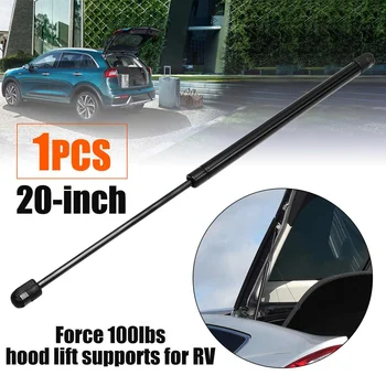 

1/2Pcs Auto Car Hood Gas Prop Lift Spring Rod Shock Holder Supports Strut Arm Metal Tool 100 lbs 612301 612305 612322 For RV