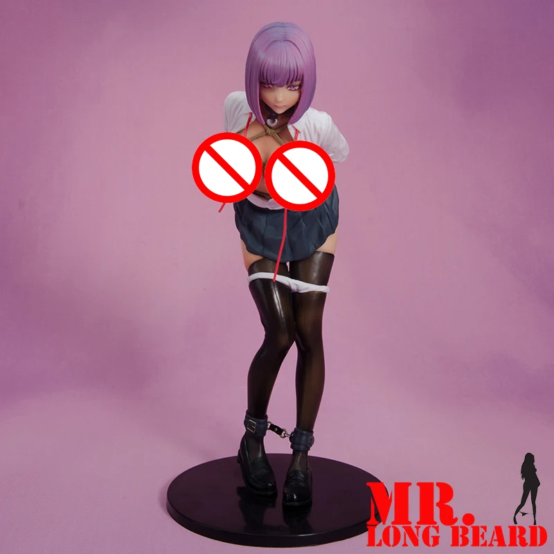 NO BOX Nent 21,5 см Красивая Сидящая осанка кимоно девушка 1/8 Волшебная пуля Серия 2 сексуальная фигурка модель ручной работы фигурки Аниме игрушечные подарки - Цвет: NO BOX