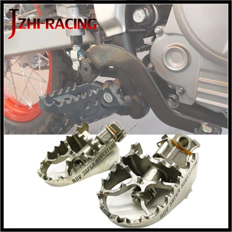 Для YAMAHA TTR250 XT250 XG250 DT230 DT200 Мотоциклетные аксессуары Передние Подножки подставка