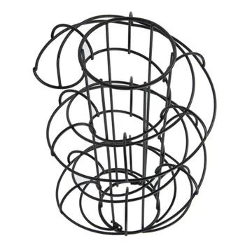 

Black Kitchen Storage Spiral Egg Holder Helter Skelter Stand Rack Bracket Toring Your Eggs Loading
