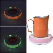 Интеллигентая(ый) Кофе подогреватель кружки каботажное судно с Прохладный ночной Светильник USB для подогрева чашек USB с электрическим подогревом чашка коврик для домашнего офиса